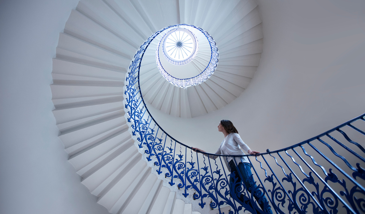 The Tulip Stairs at Queen's House in Greenwich